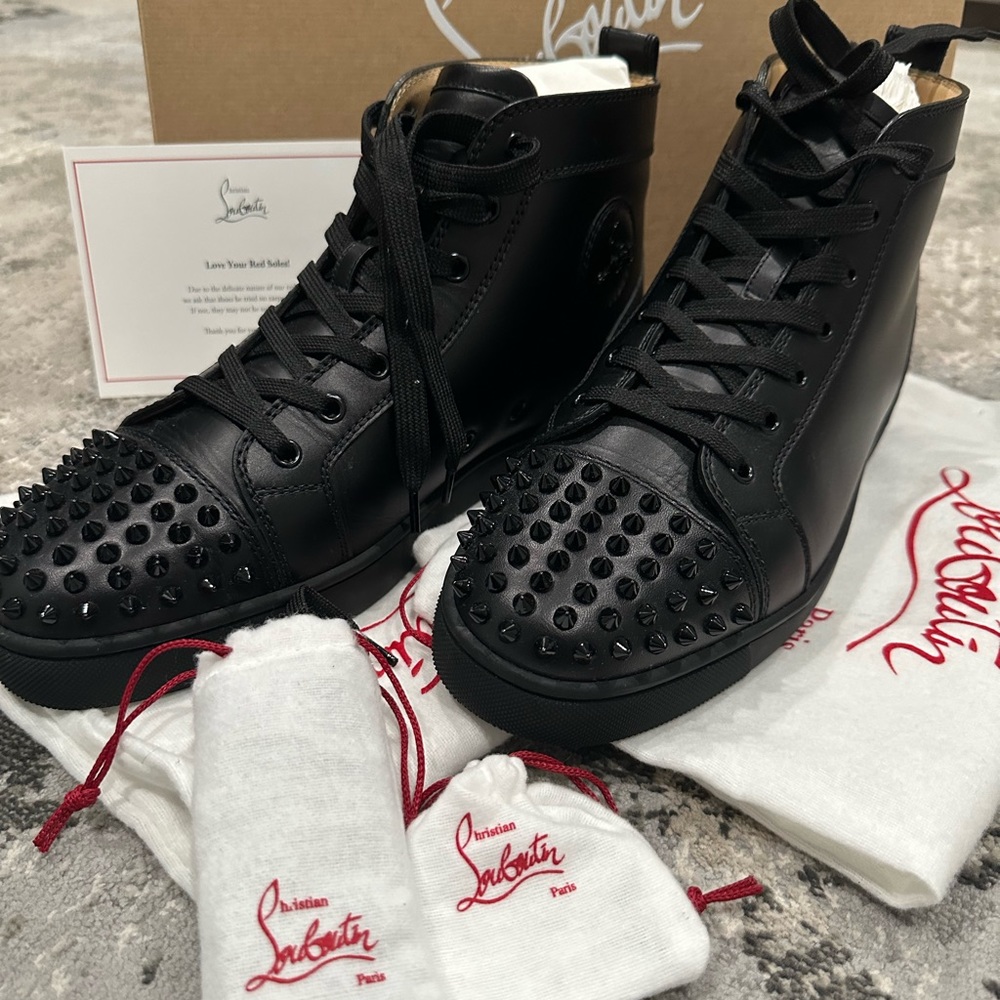 Mens christian louboutin high tops
